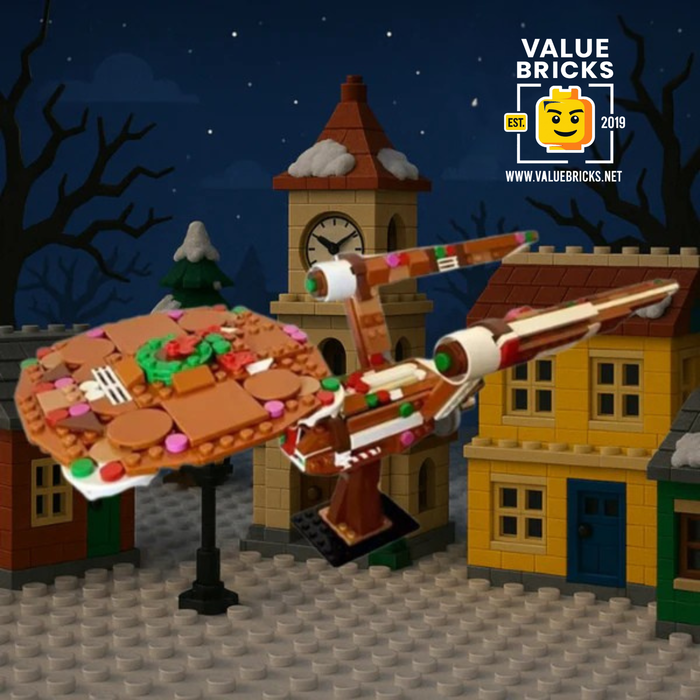 Gingerbread Ship MOC