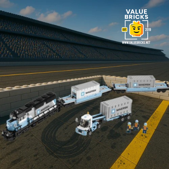 Mae*rsk Shipping Container Train 10219