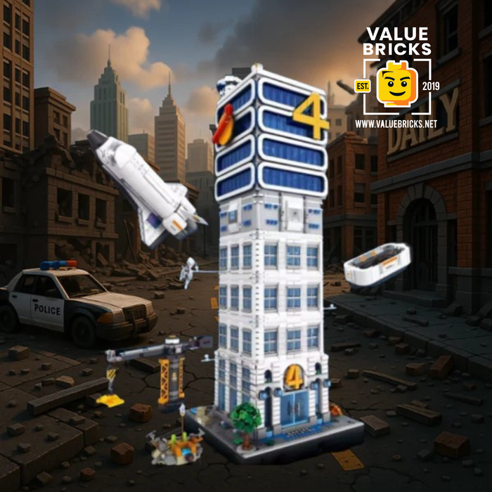 Super Heroic Four Team Skyscraper MOC