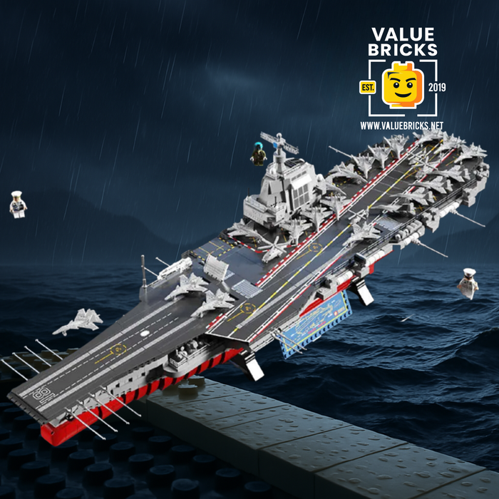 Fuijan Aircraft Carrier 3031 Pieces Battleship