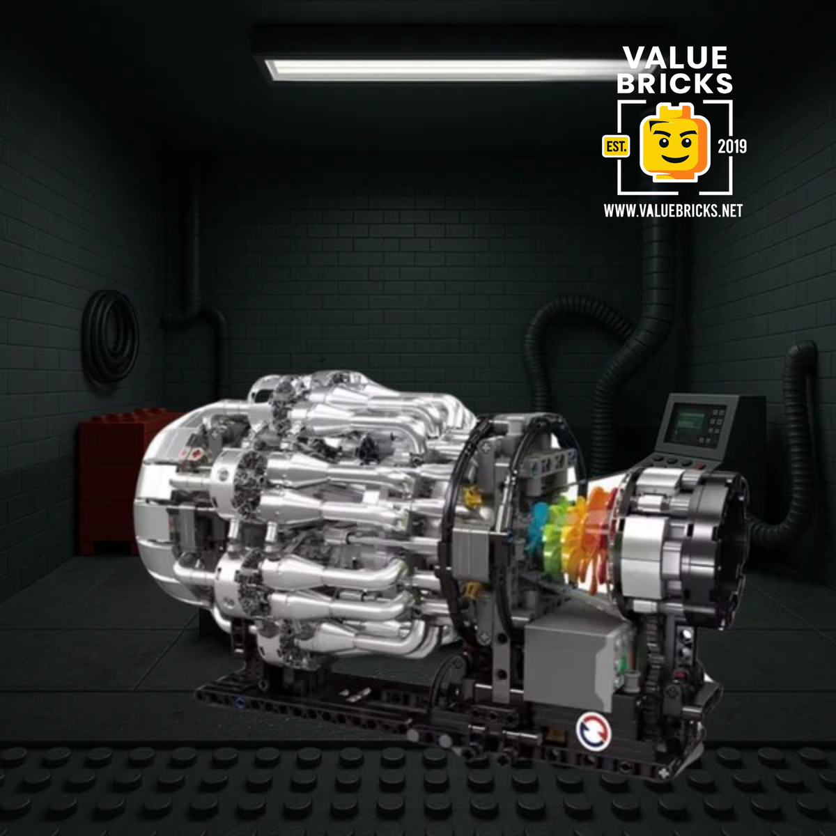 *MOTORIZED* Turbo Jet Engine — Value Bricks