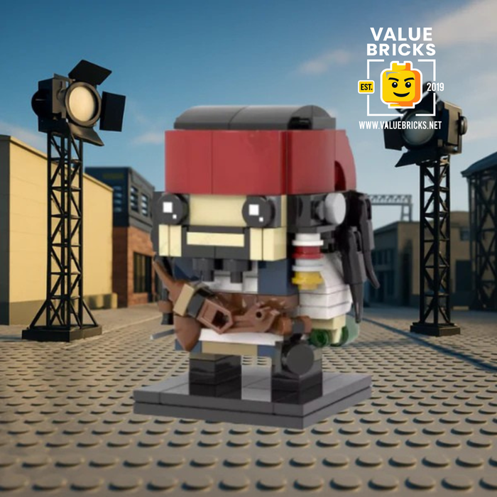 Captain Sparrow Brickheadz MOC