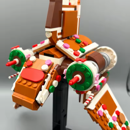 Gingerbread Shuttle MOC