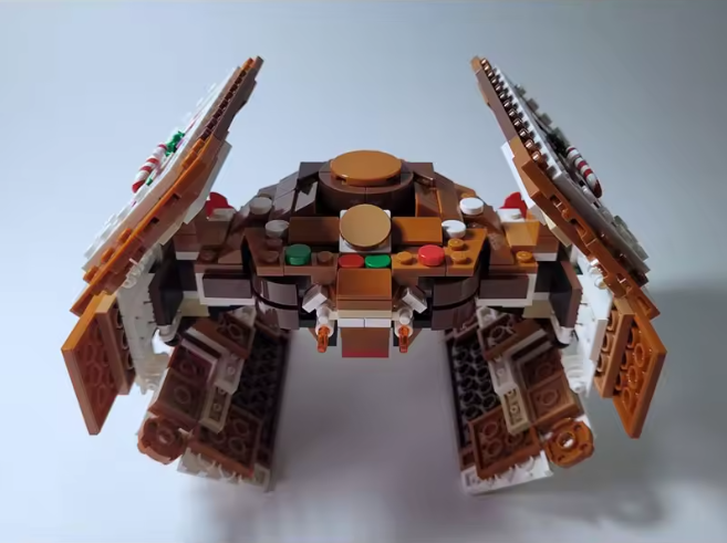 Flying Tie Gingerbread MOC