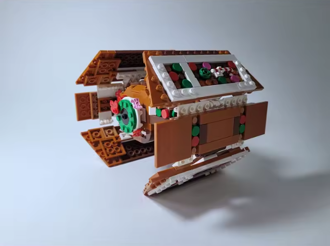Flying Tie Gingerbread MOC